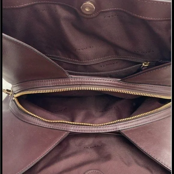 Coach Patchwork Shoulder Bag - Pink, Gray, and Brown - Picture 4 of 7